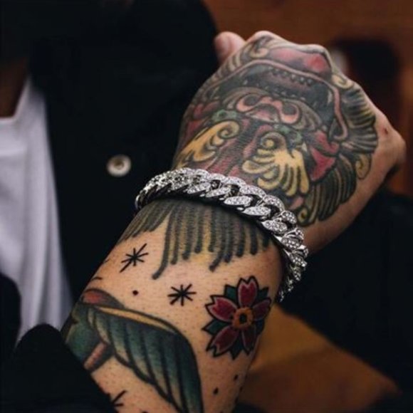 Full Iced out watch, necklace & bracelet - Picture 8 of 8